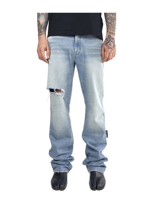 OFF-WHITE FW20 Paperclip Jeans Bleach Wash