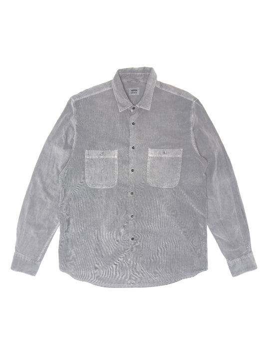 ASPESI Model C Garment-Dyed Baby Cord Shirt