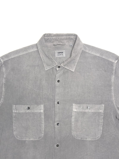 ASPESI Model C Garment-Dyed Baby Cord Shirt