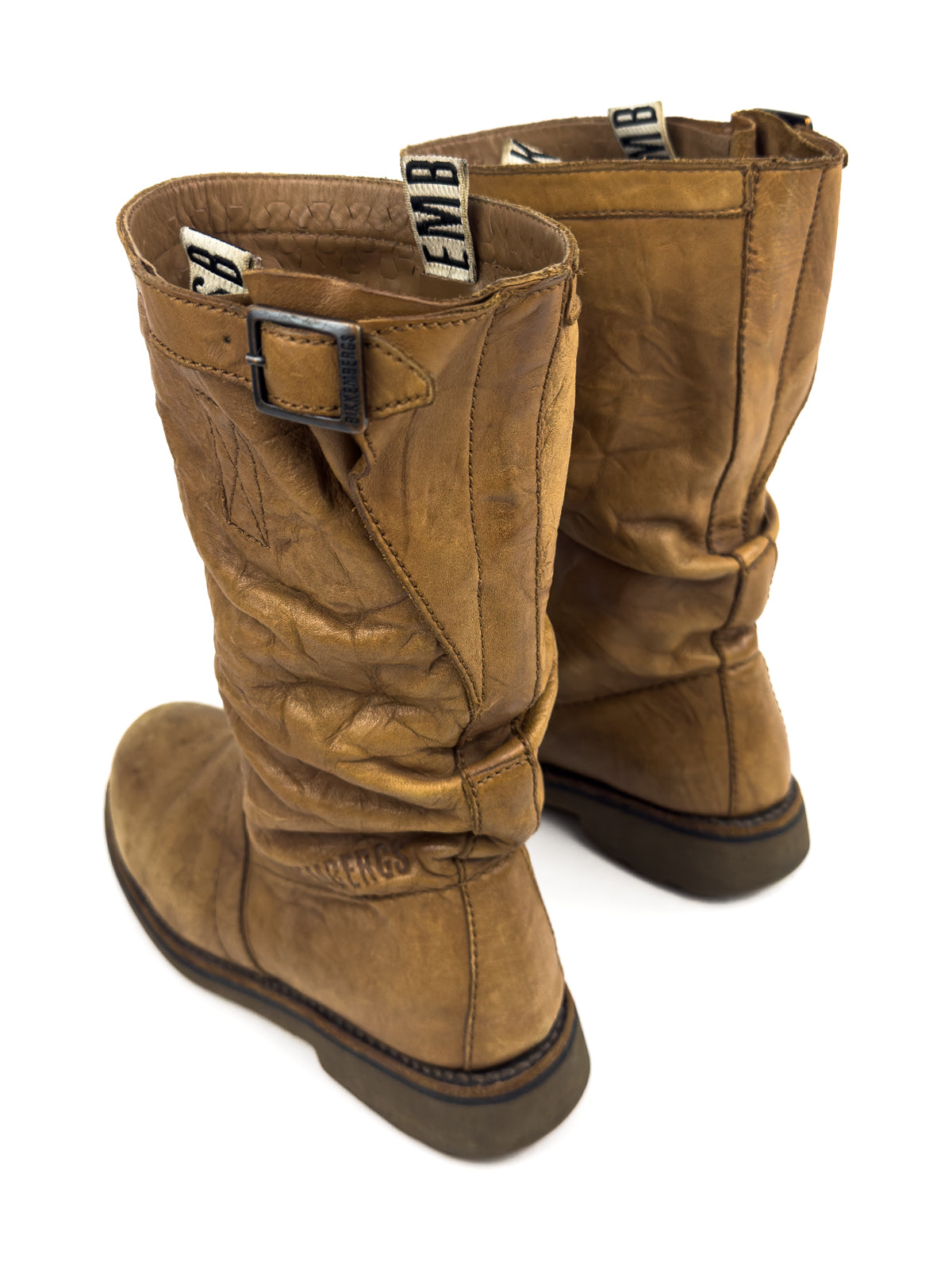 2000s Dirk Slouched Leather Ankle Boots