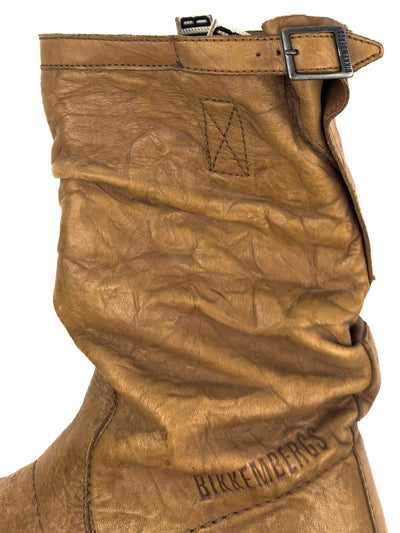 2000s Dirk Slouched Leather Ankle Boots