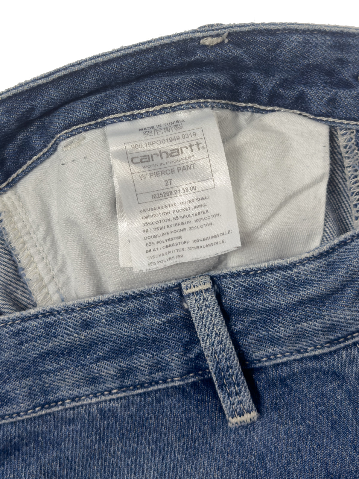 CARHARTT W' Pierce Pant Denim Jeans