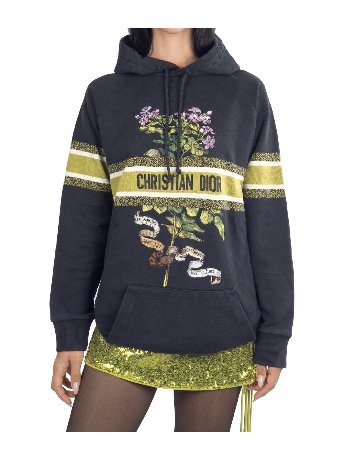 DIOR SS21 Fleurs Bibliques Oversized Hoodie