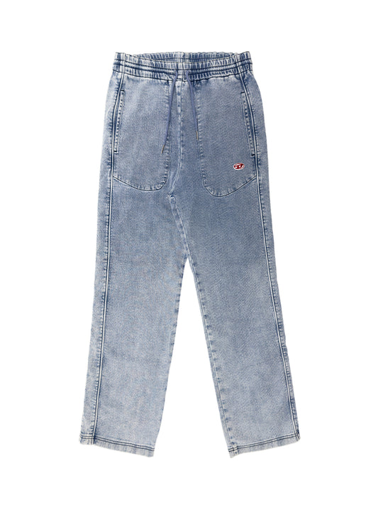 DIESEL SS23 D-Martians Track Denim Joggjeans