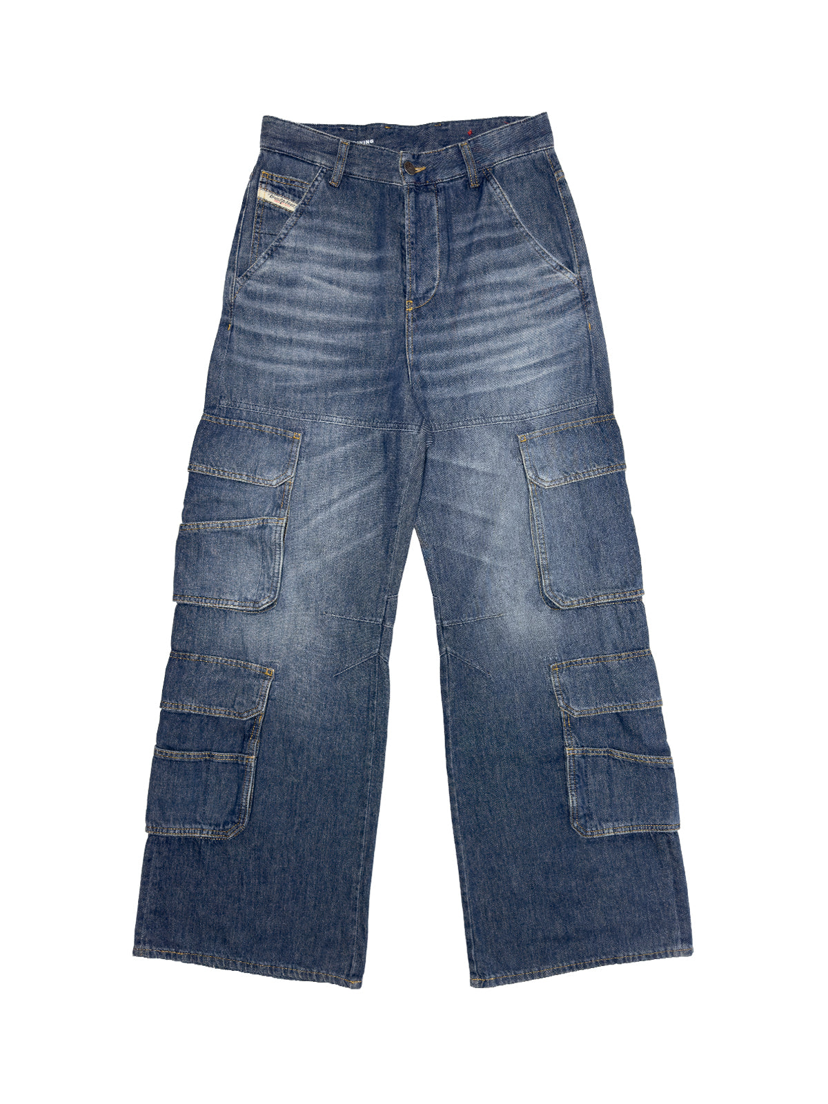 D-Sire Wide Leg Cargo Jeans