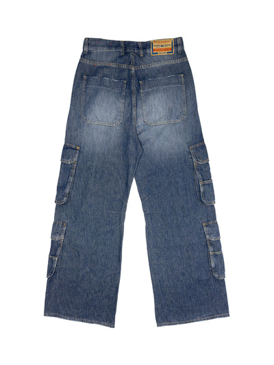D-Sire Wide Leg Cargo Jeans
