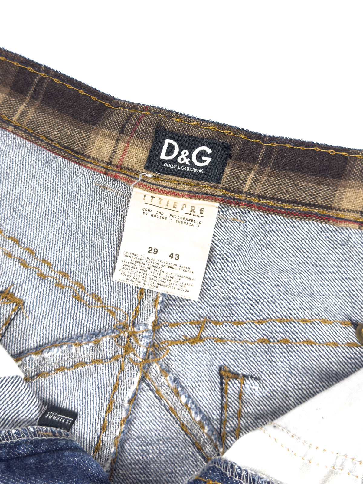 Dolce & Gabbana Archive Center Seam Jeans