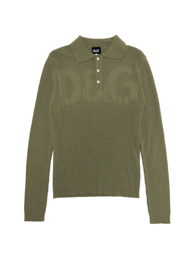 DOLCE & GABBANA Knit Polo Sweater