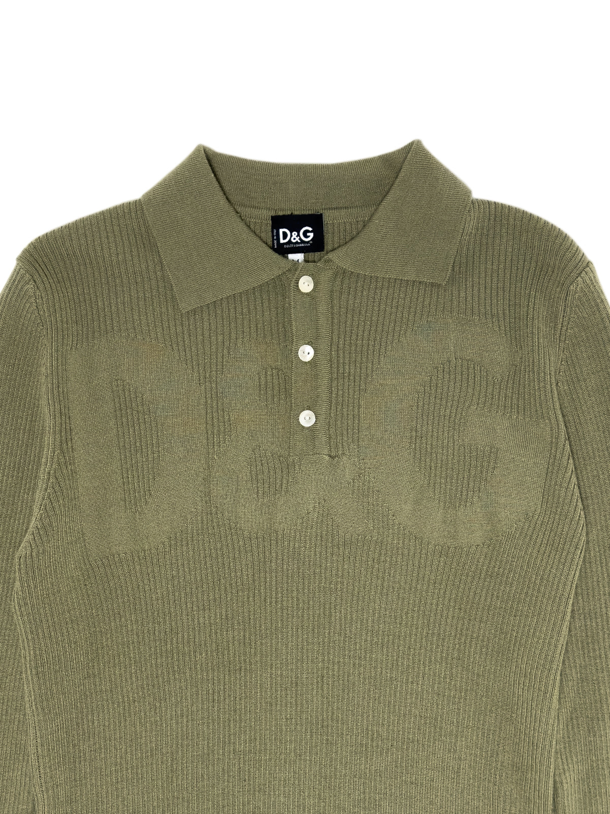 DOLCE & GABBANA Knit Polo Sweater