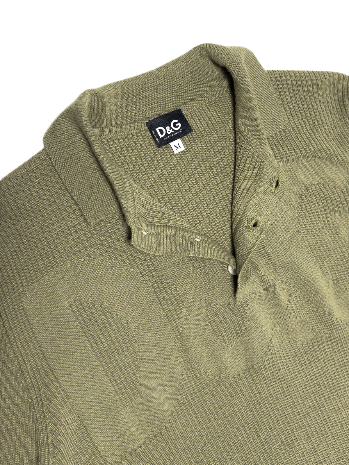 DOLCE & GABBANA Knit Polo Sweater