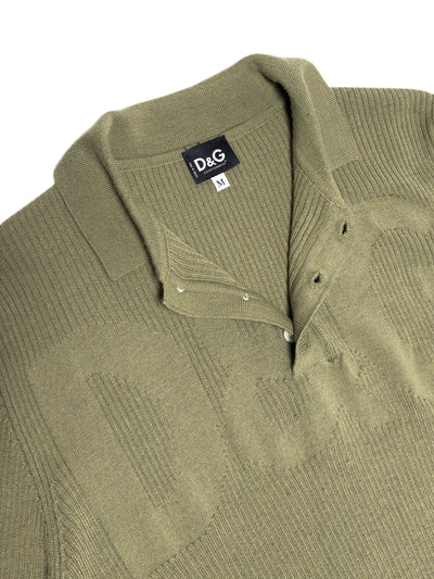 DOLCE & GABBANA Knit Polo Sweater