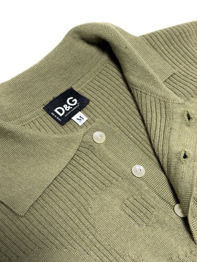 DOLCE & GABBANA Knit Polo Sweater