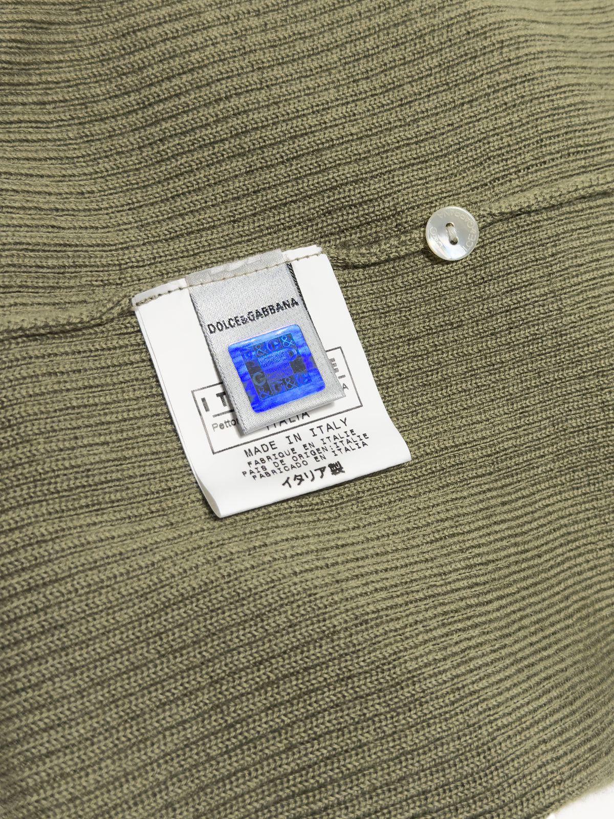 DOLCE & GABBANA Knit Polo Sweater