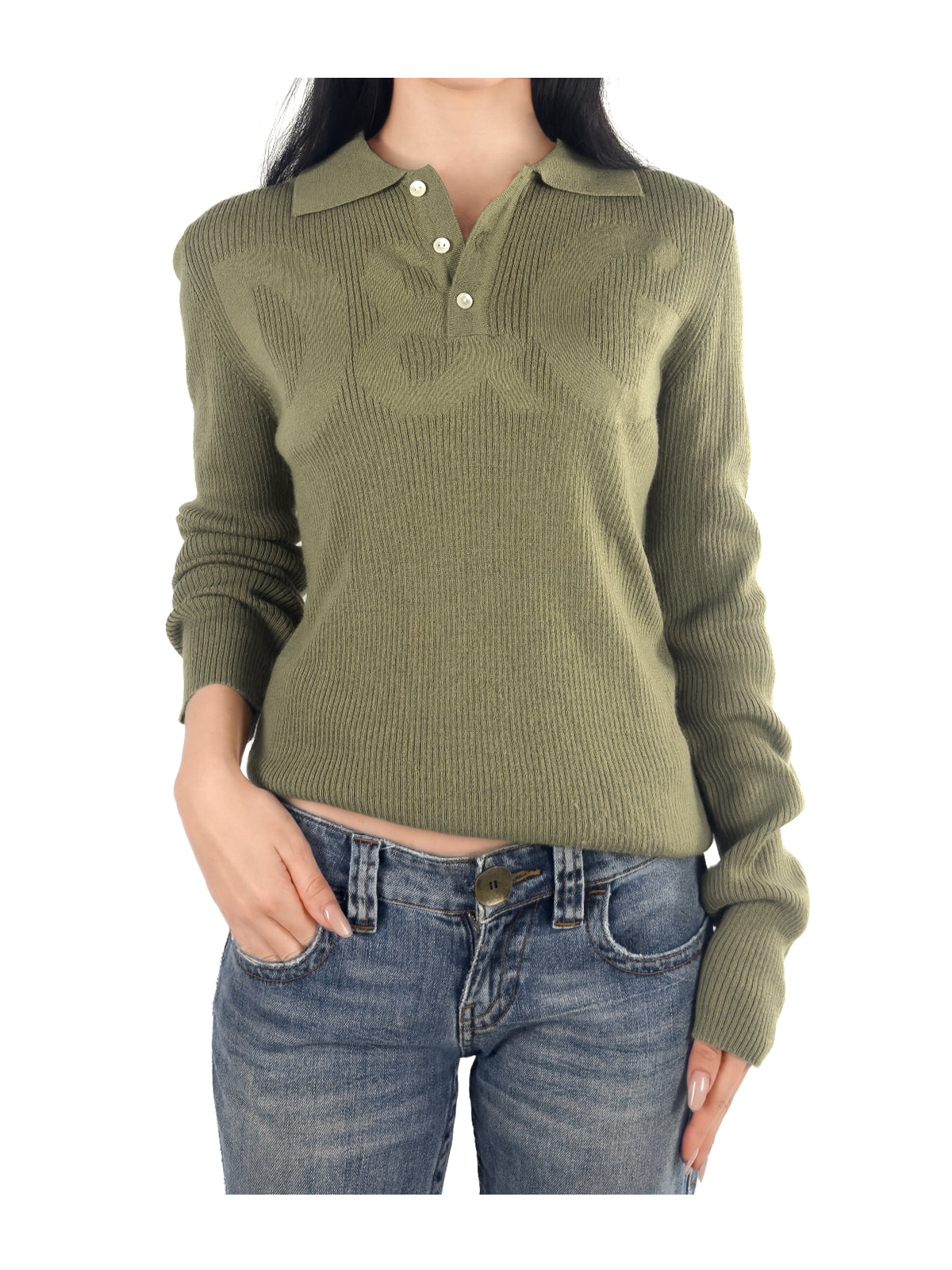 DOLCE & GABBANA Knit Polo Sweater