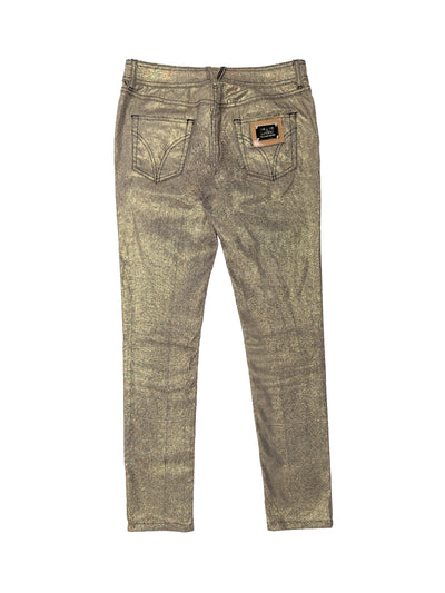 Dolce & Gabbana Gold Jeans