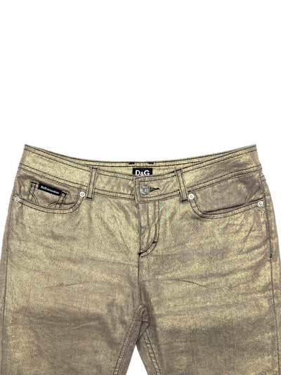 Dolce & Gabbana Gold Jeans
