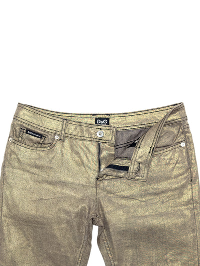 Dolce & Gabbana Gold Jeans