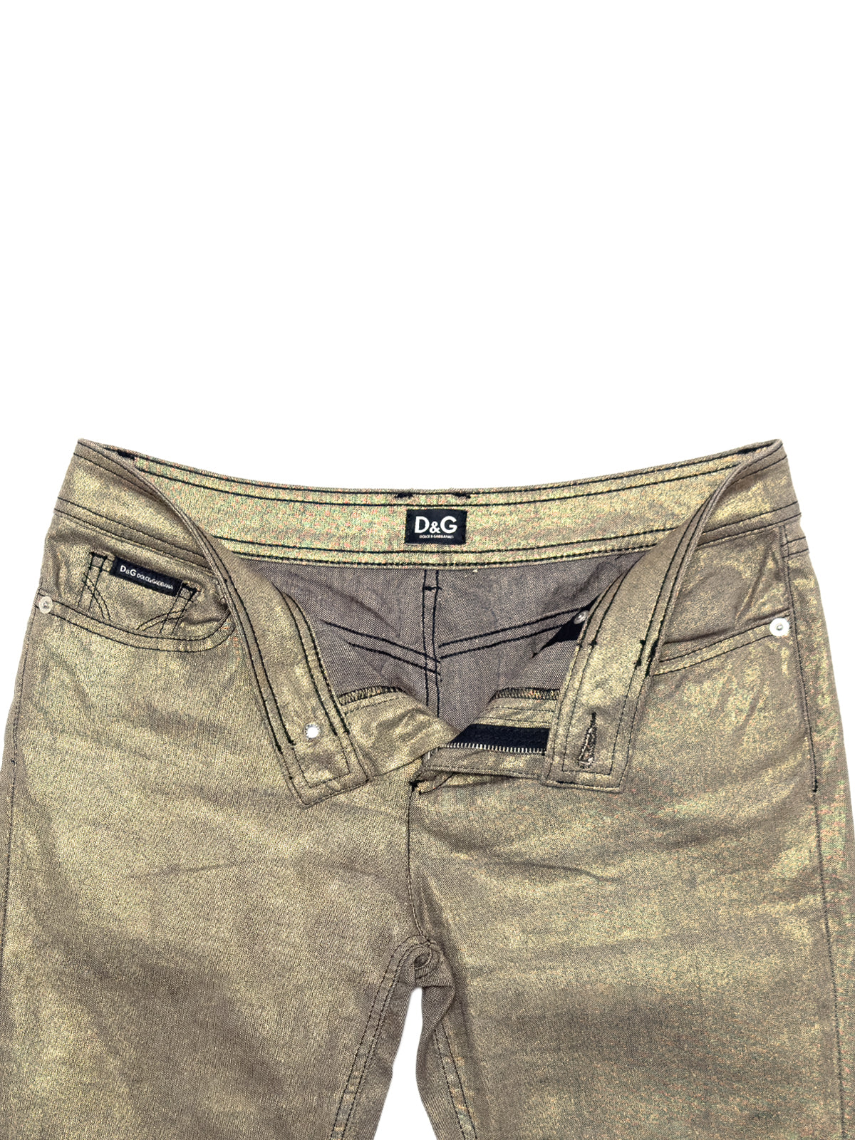 Dolce & Gabbana Gold Jeans