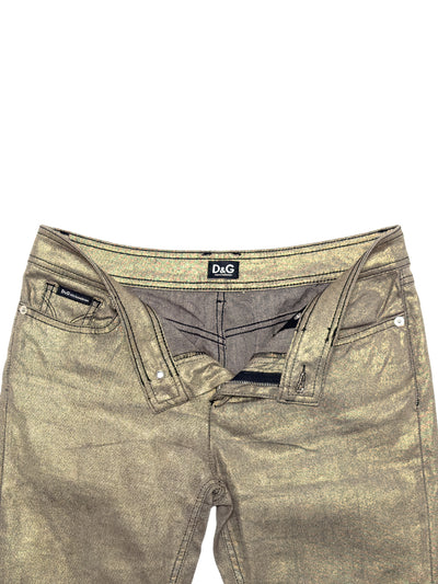 Dolce & Gabbana Gold Jeans
