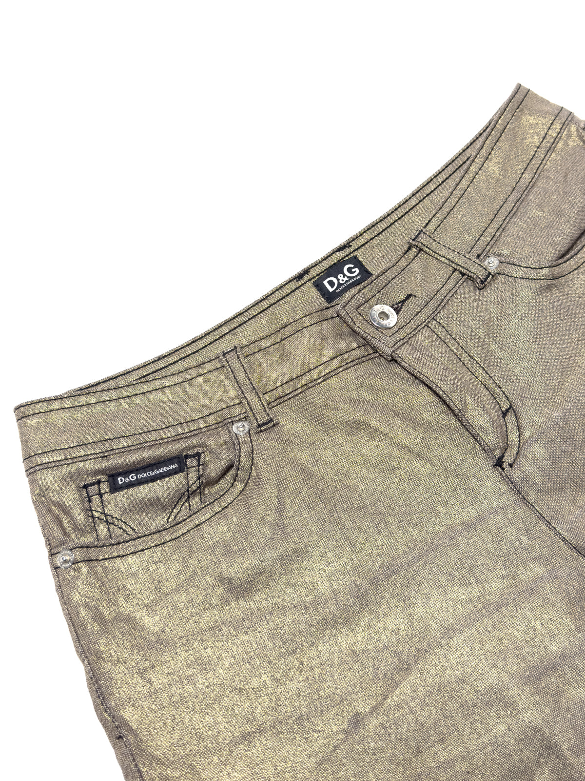 Dolce & Gabbana Gold Jeans