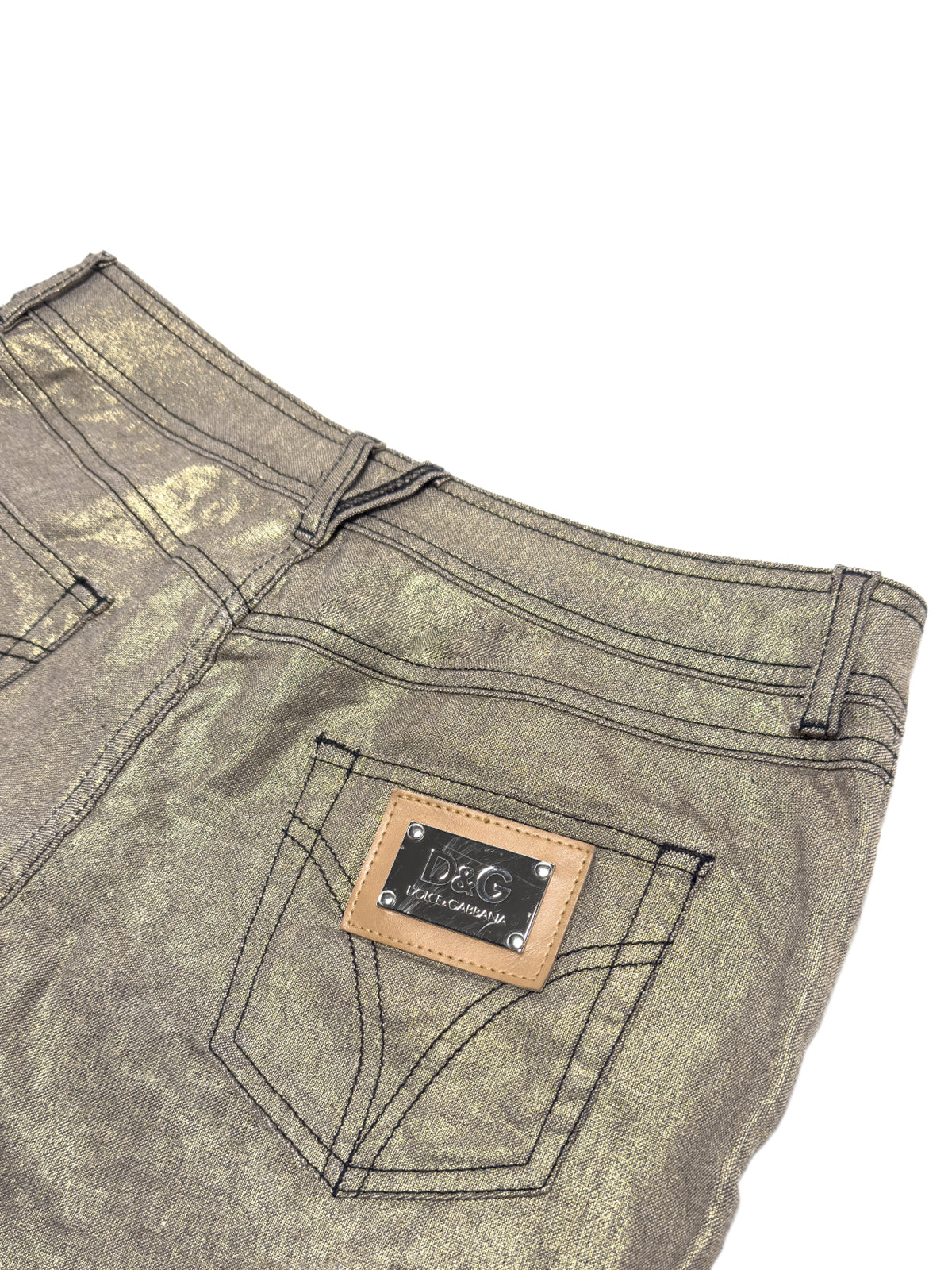 Dolce & Gabbana Gold Jeans