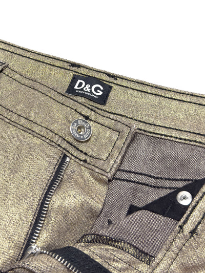Dolce & Gabbana Gold Jeans