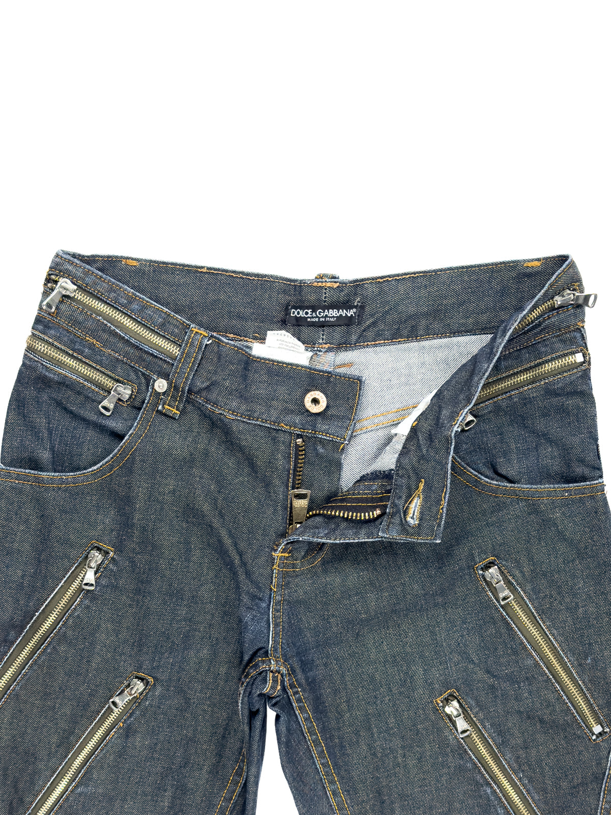 Dolce & Gabbana Archive Multi-Zip Jeans