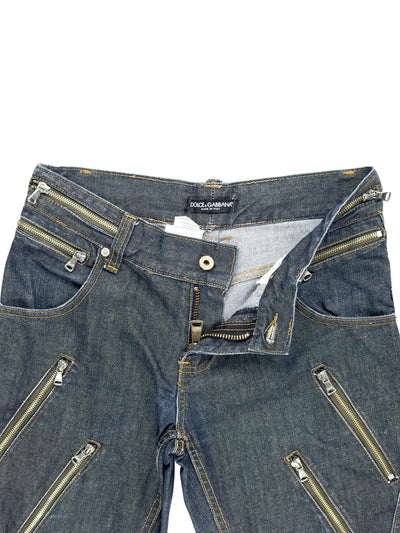 Dolce & Gabbana Archive Multi-Zip Jeans