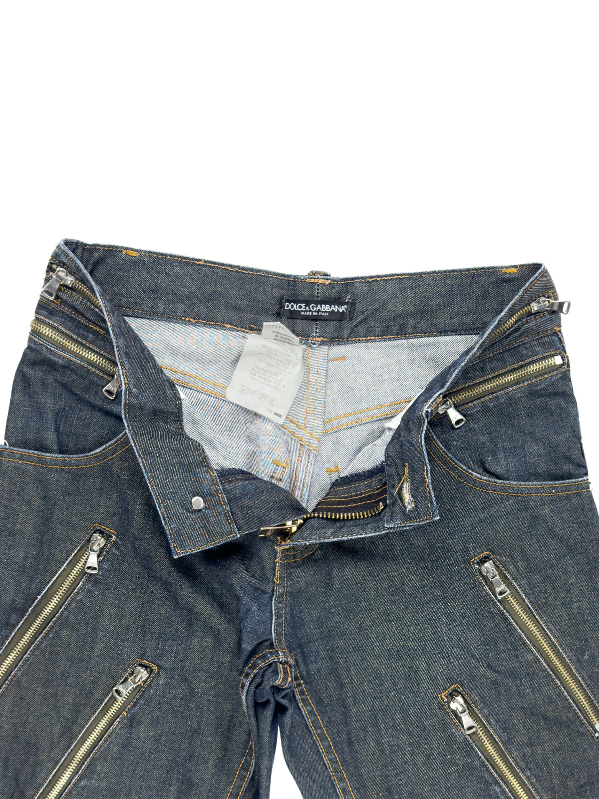 Dolce & Gabbana Archive Multi-Zip Jeans