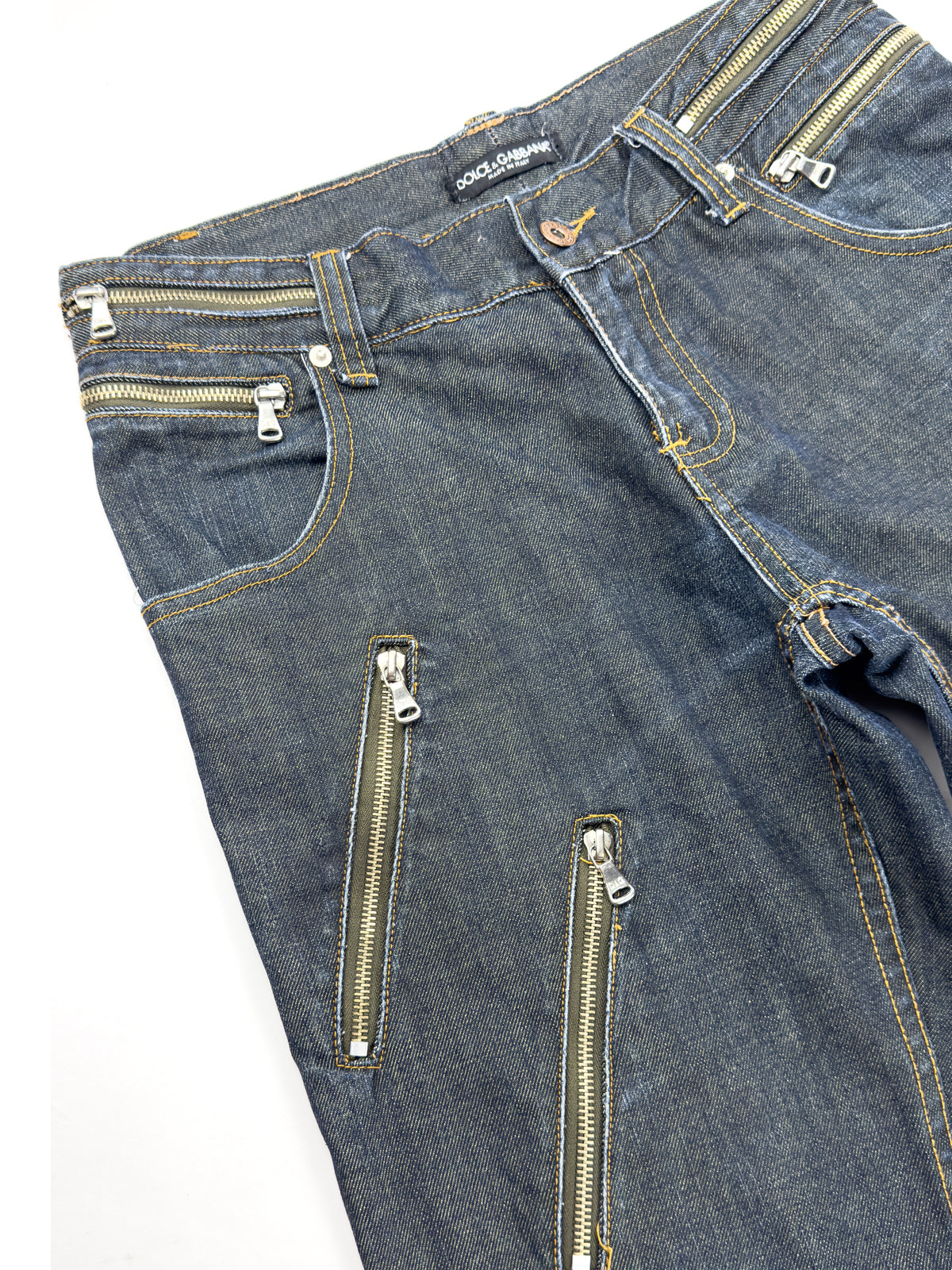 Dolce & Gabbana Archive Multi-Zip Jeans
