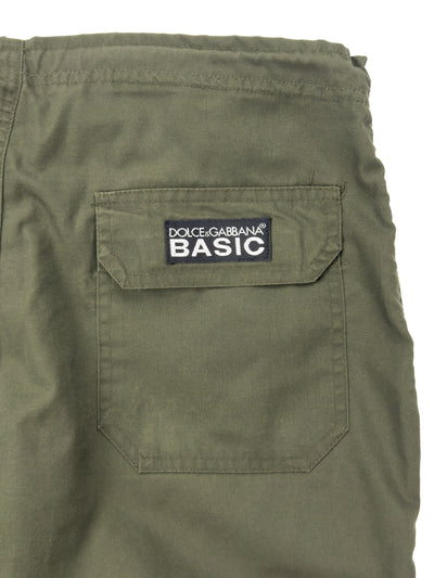 Dolce & Gabbana Parachute Pants Green
