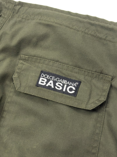 Dolce & Gabbana Parachute Pants Green