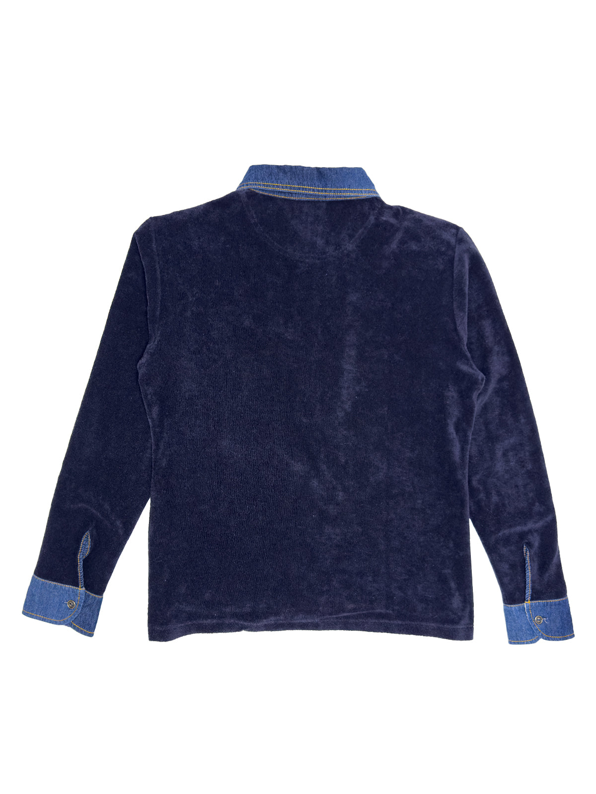 DOLCE & GABBANA Velour Rugby Polo Shirt