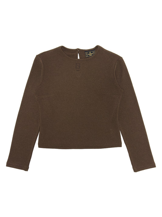 FENDI Jeans 90s "Roma Amor" Long Sleeve Top