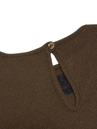 FENDI Jeans 90s "Roma Amor" Long Sleeve Top