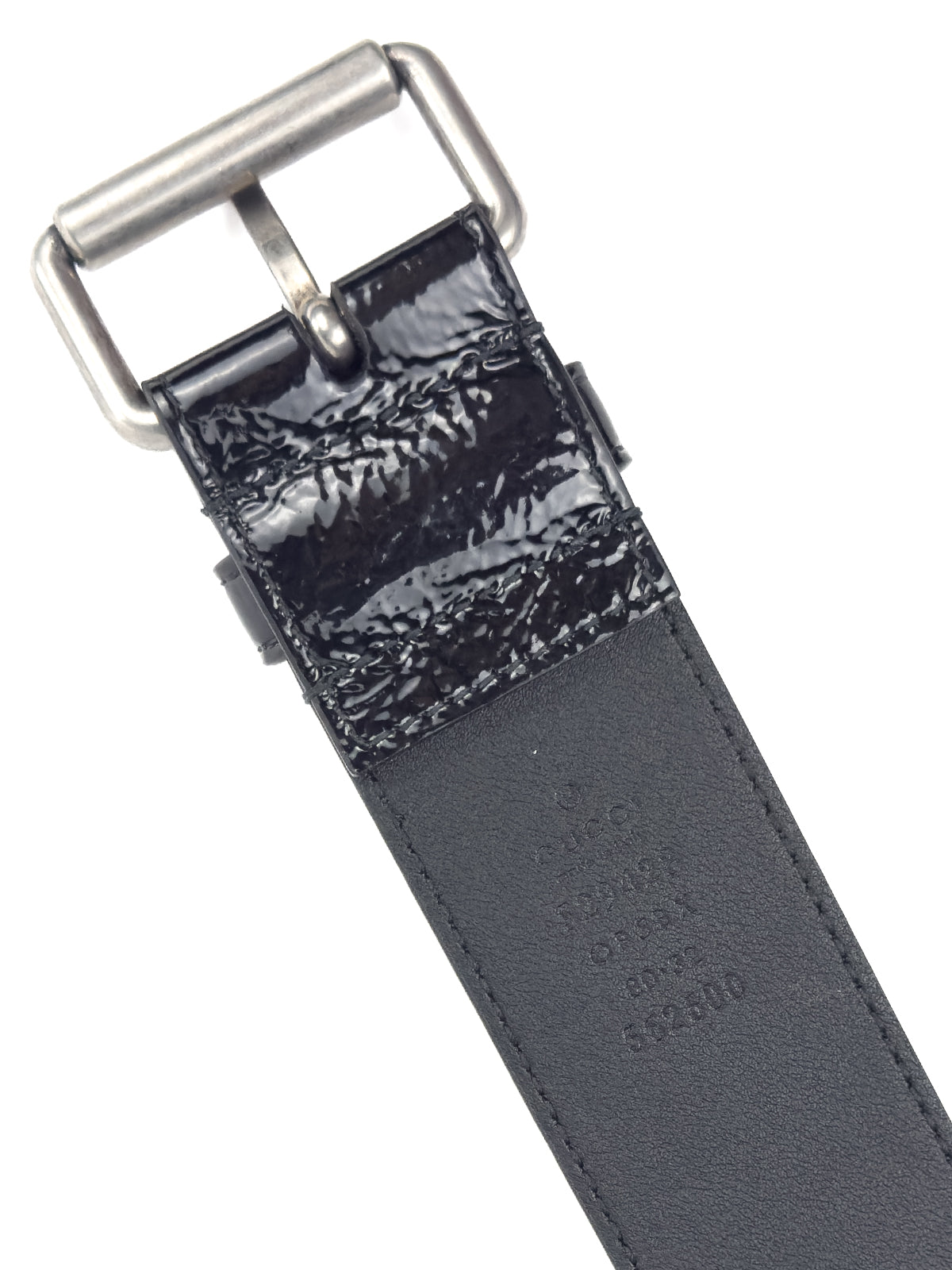 Gucci Crinkled Roller Belt