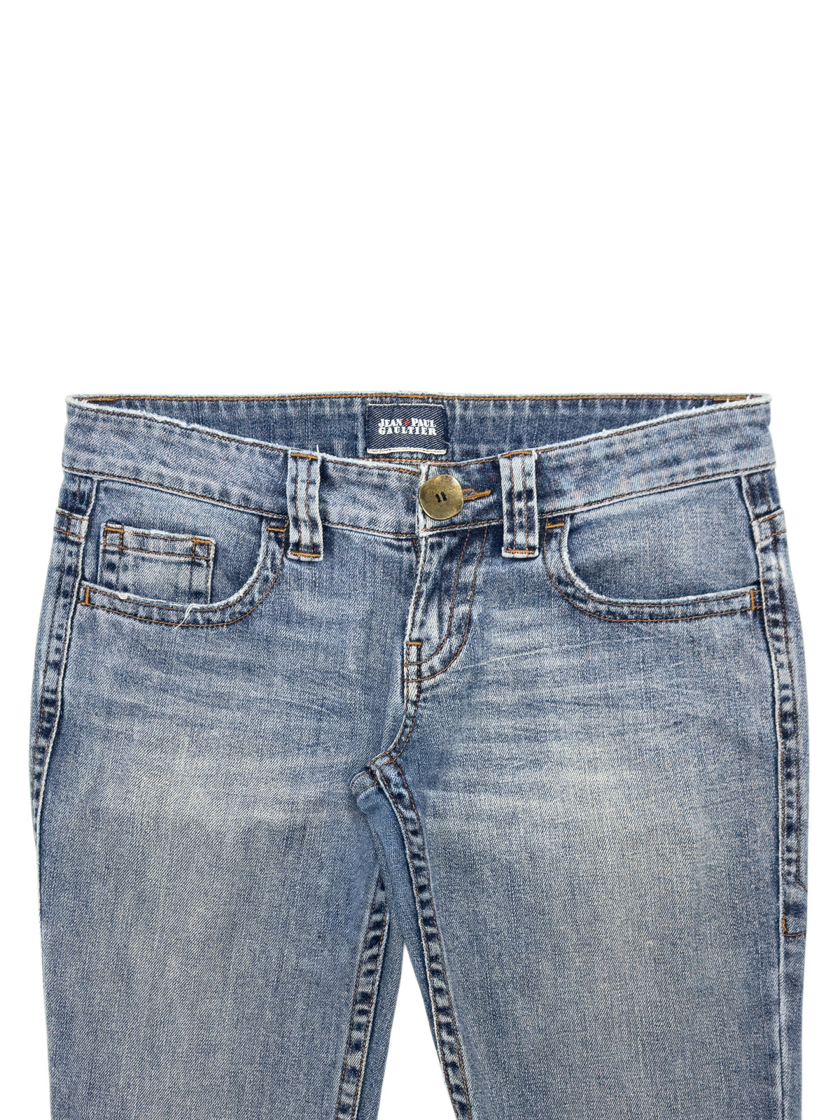 JEAN PAUL GAULTIER 00s Low-Rise Bootcut Jeans