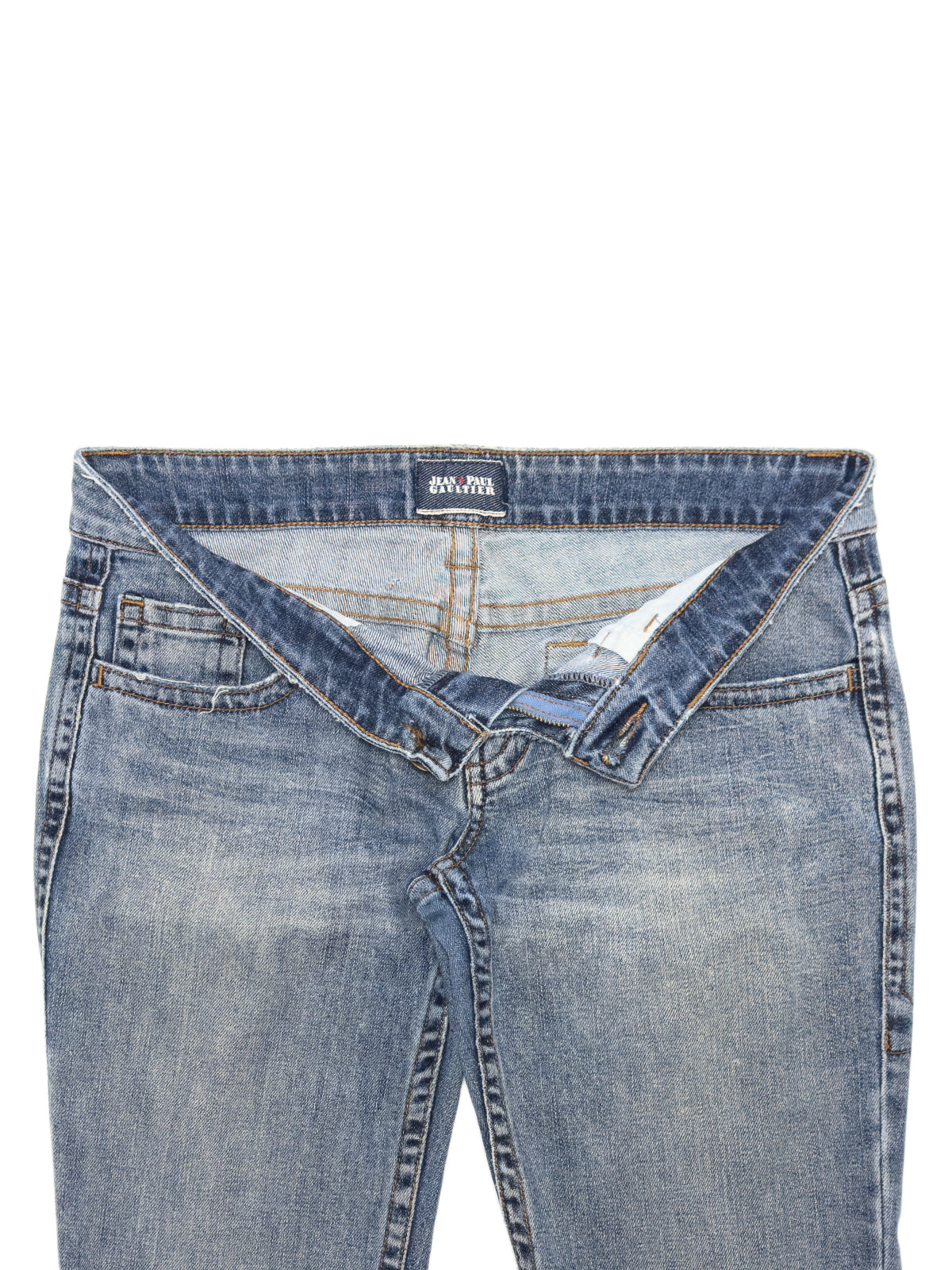 JEAN PAUL GAULTIER 00s Low-Rise Bootcut Jeans