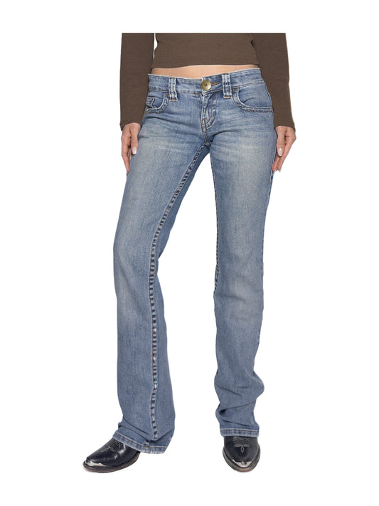 JEAN PAUL GAULTIER 00s Low-Rise Bootcut Jeans