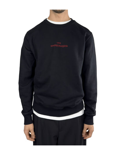 MAISON MARGIELA Embroidered Logo Crewneck Sweatshirt