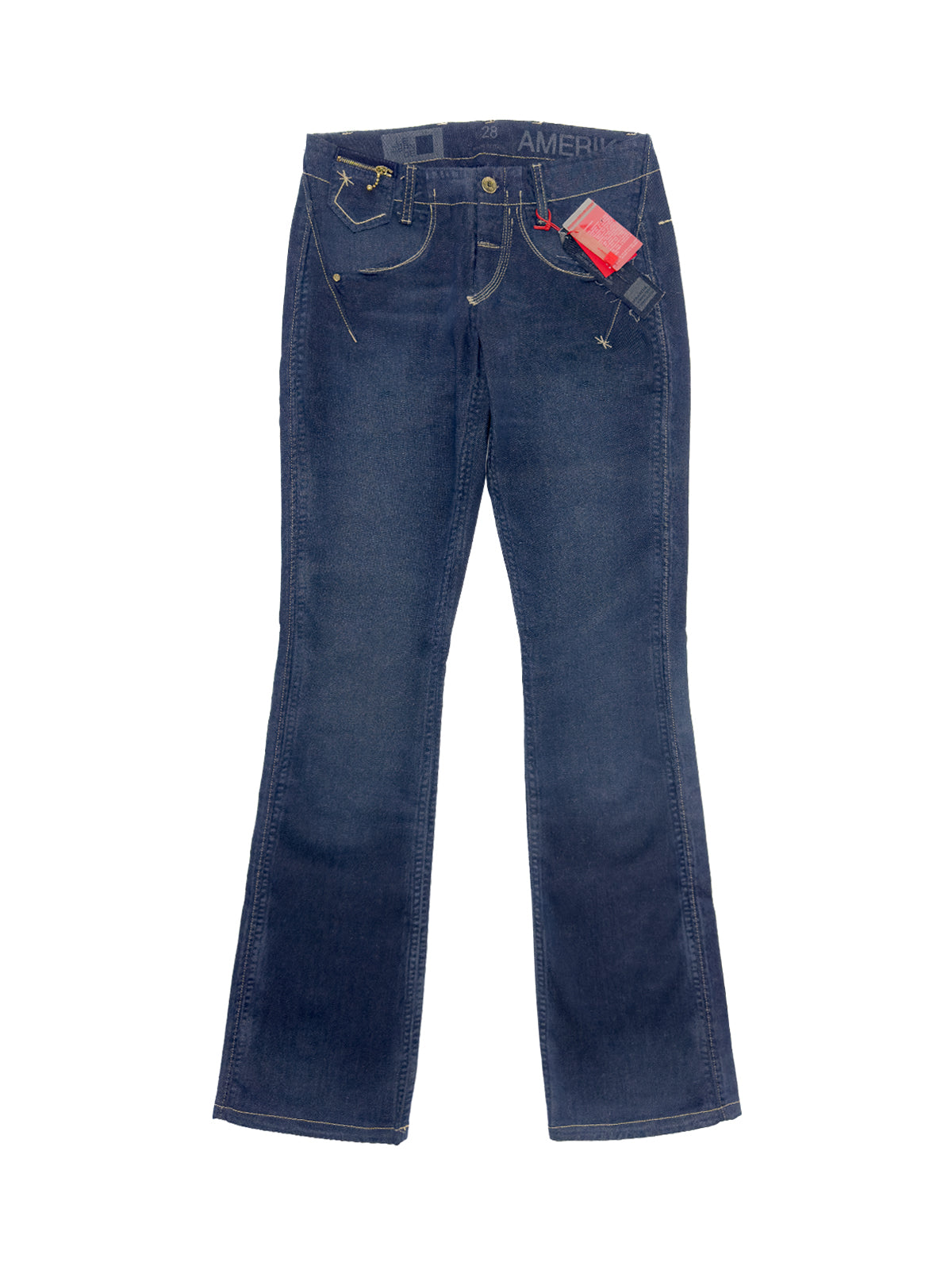 MARITHÉ + FRANÇOIS GIRBAUD 2003 'Amerikass' Low-Rise Bootcut Jeans