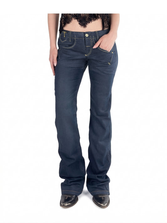 MARITHÉ + FRANÇOIS GIRBAUD 2003 'Amerikass' Low-Rise Bootcut Jeans