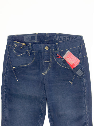 MARITHÉ + FRANÇOIS GIRBAUD 2003 'Amerikass' Low-Rise Bootcut Jeans