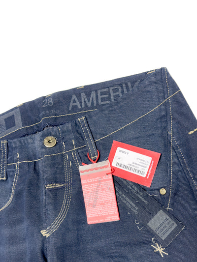 MARITHÉ + FRANÇOIS GIRBAUD 2003 'Amerikass' Low-Rise Bootcut Jeans