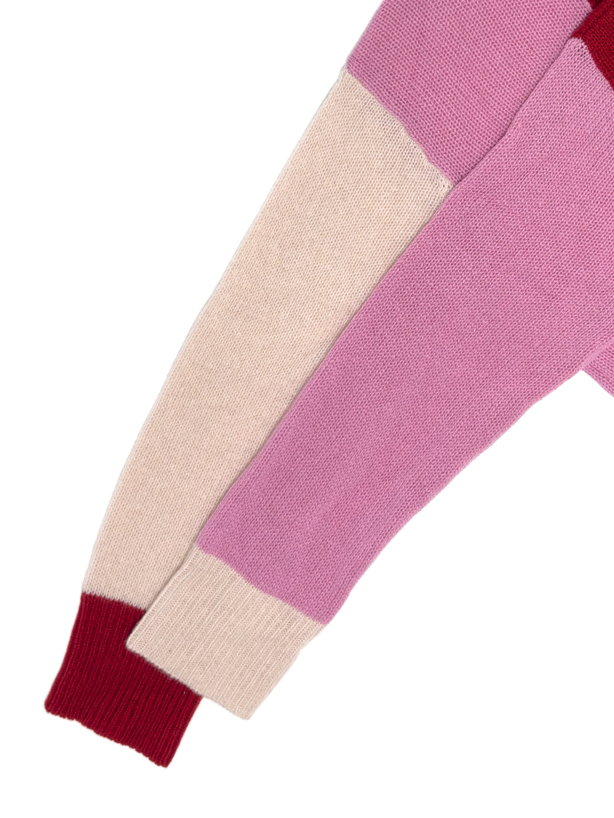 MARNI Color Block Cashmere Sweater Modern