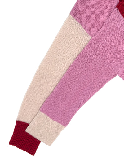 MARNI Color Block Cashmere Sweater Modern