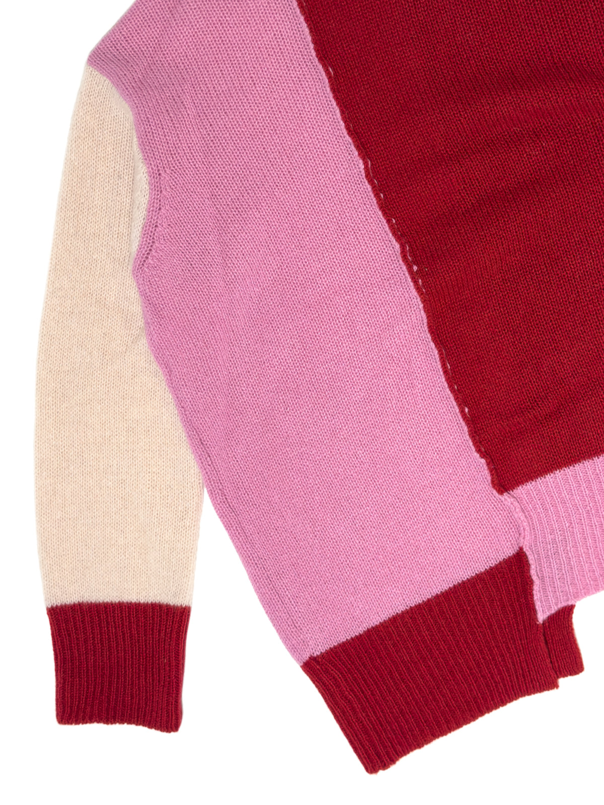MARNI Color Block Cashmere Sweater Modern