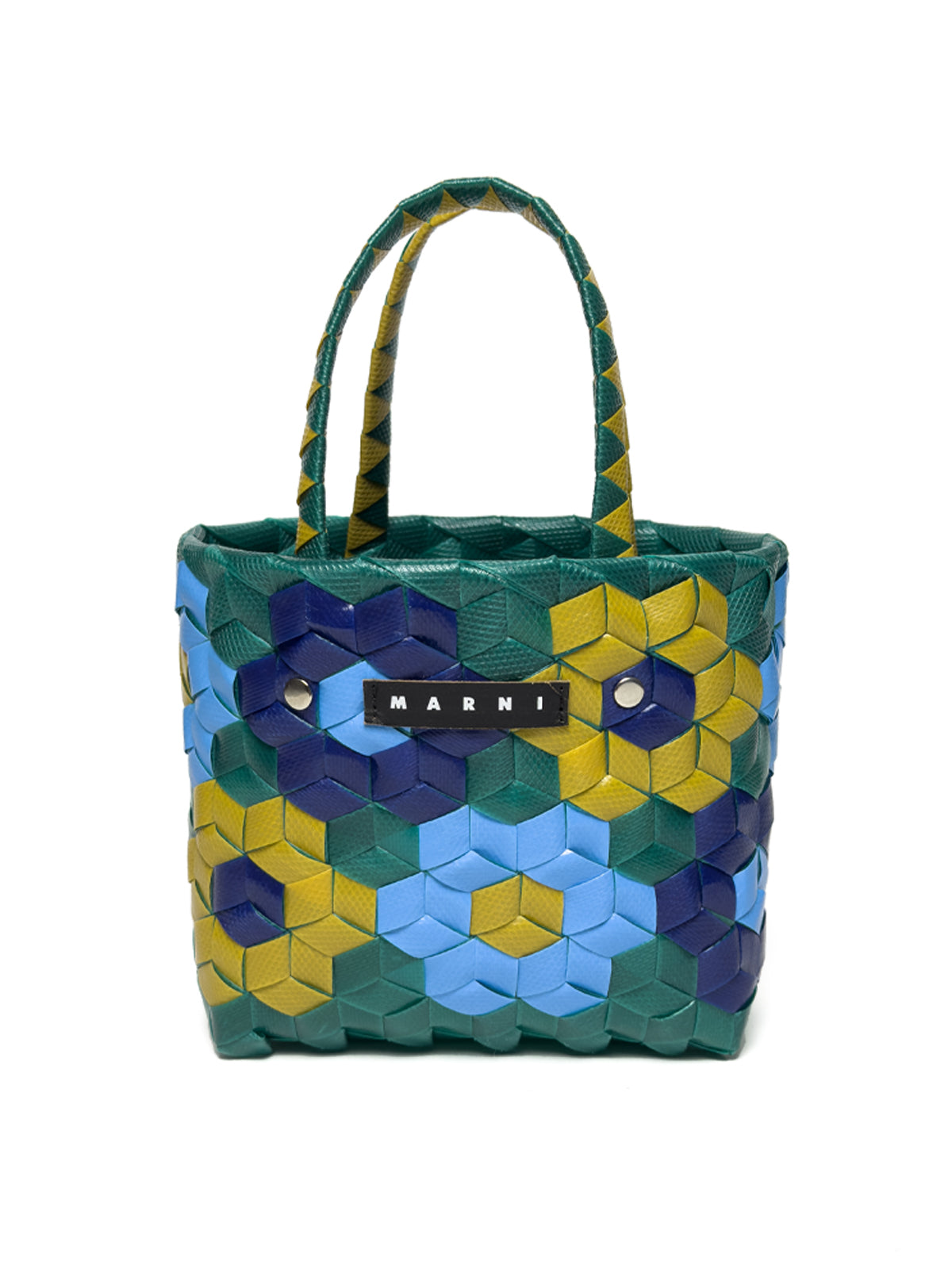 MARNI Marni Market Sunflower Woven Basket Bag
