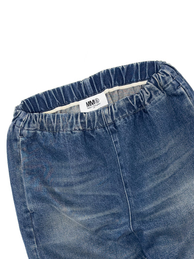 MM6 MAISON MARGIELA SS22 Elasticated Cropped Jeans