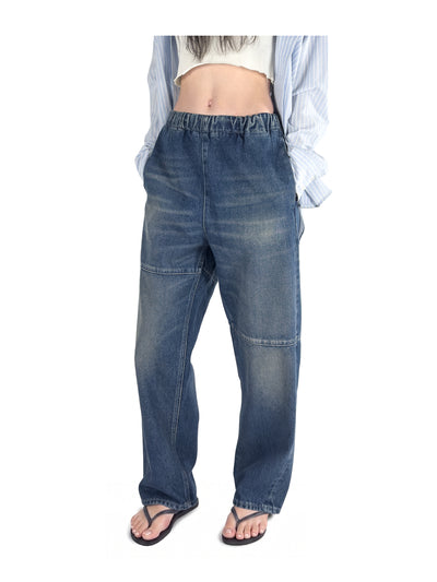 MM6 MAISON MARGIELA SS22 Elasticated Cropped Jeans